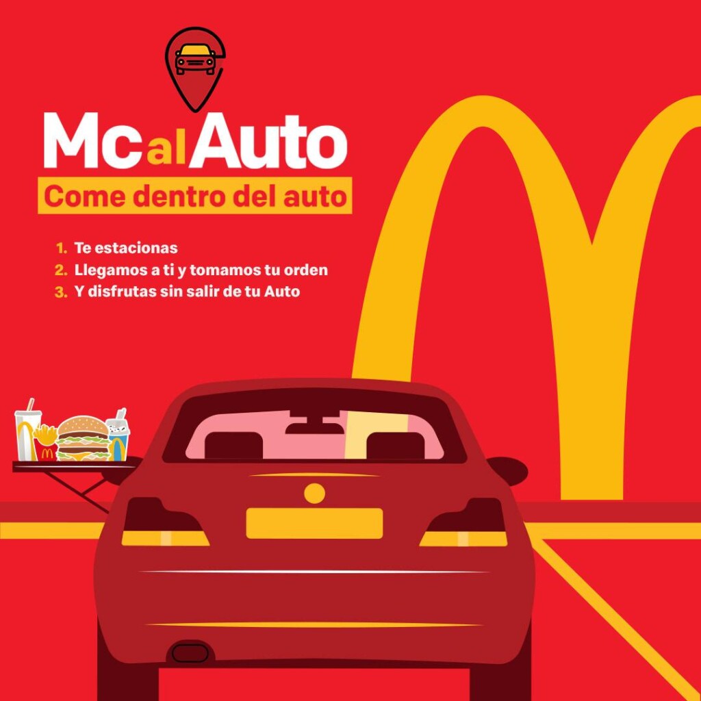 McDonald’s se adapta a la situación actual ofreciendo su nuevo servicio