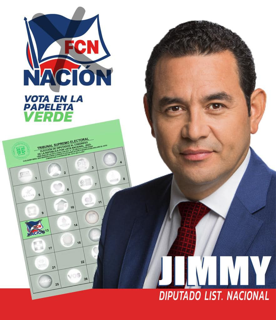 El expresidente Jimmy Morales perdió las elecciones como diputado al