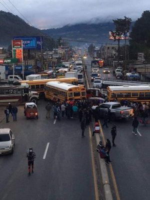 Protestas sí, bloqueos no